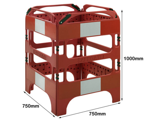 CareFence - Modulær foldeafspærring til brøndarbejde